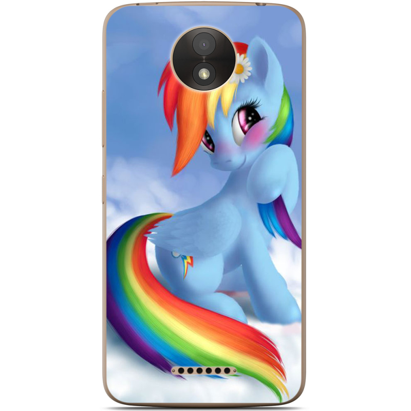 Чехол Uprint Motorola Moto C Plus XT1723 My Little Pony Rainbow Dash
