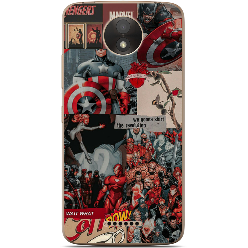 Чехол Uprint Motorola Moto C Plus XT1723 Marvel Avengers
