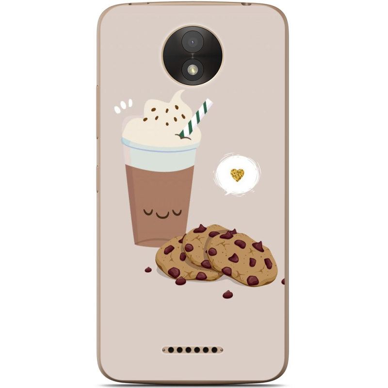 Чехол Uprint Motorola Moto C Plus XT1723 Love Cookies