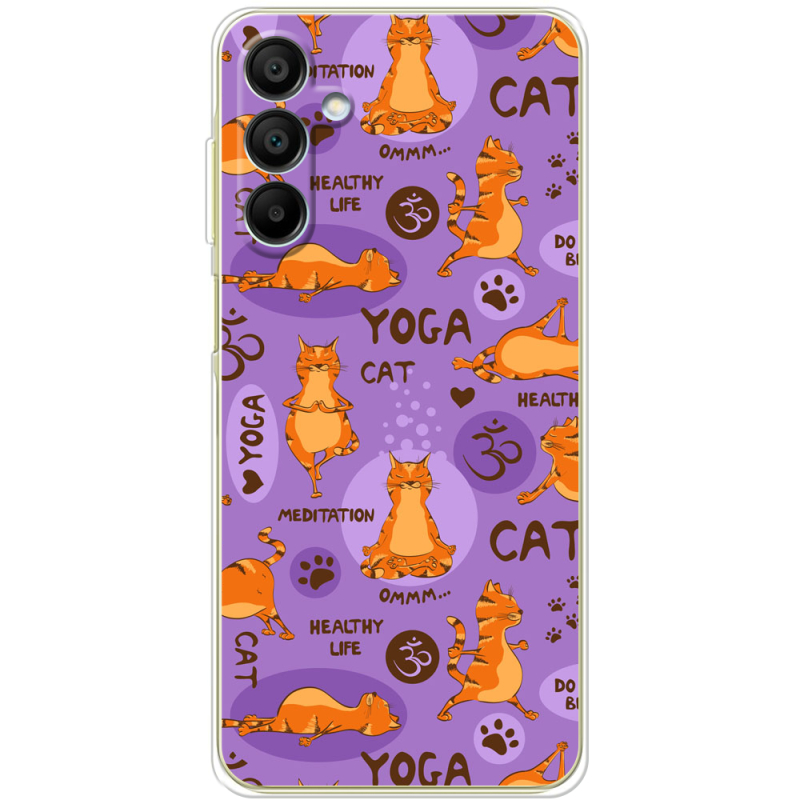Чехол BoxFace Samsung Galaxy A15 (A155) Yoga Cat