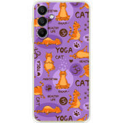 Чехол BoxFace Samsung Galaxy A15 (A155) Yoga Cat