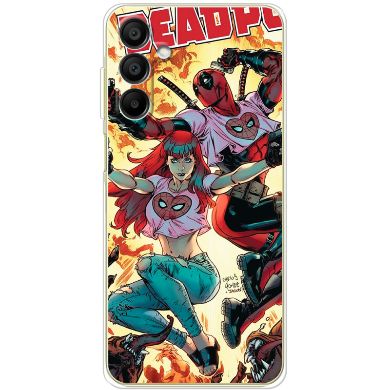 Чехол BoxFace Samsung Galaxy A15 (A155) Deadpool and Mary Jane