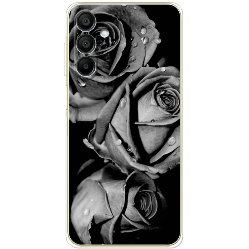 Чехол BoxFace Samsung Galaxy A15 (A155) Black and White Roses