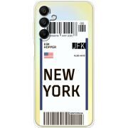 Прозрачный чехол BoxFace Samsung Galaxy A15 (A155) Ticket New York