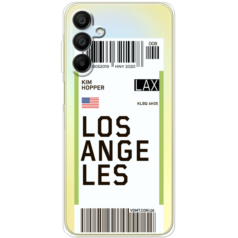 Прозрачный чехол BoxFace Samsung Galaxy A15 (A155) Ticket Los Angeles