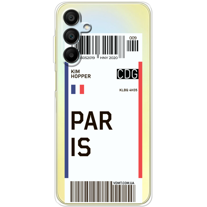 Прозрачный чехол BoxFace Samsung Galaxy A15 (A155) Ticket Paris