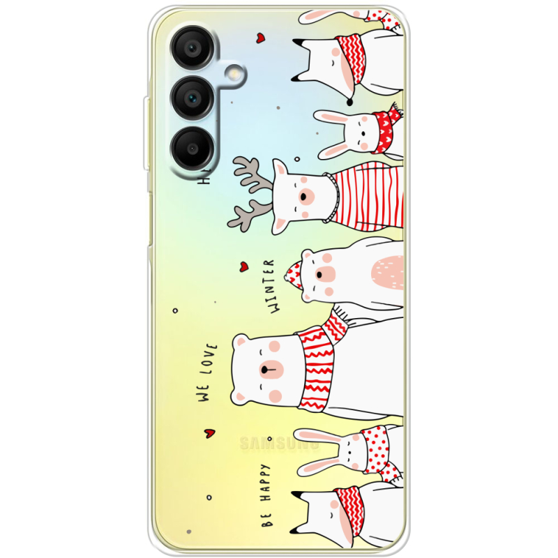 Прозрачный чехол BoxFace Samsung Galaxy A15 (A155) The Friendly Beasts