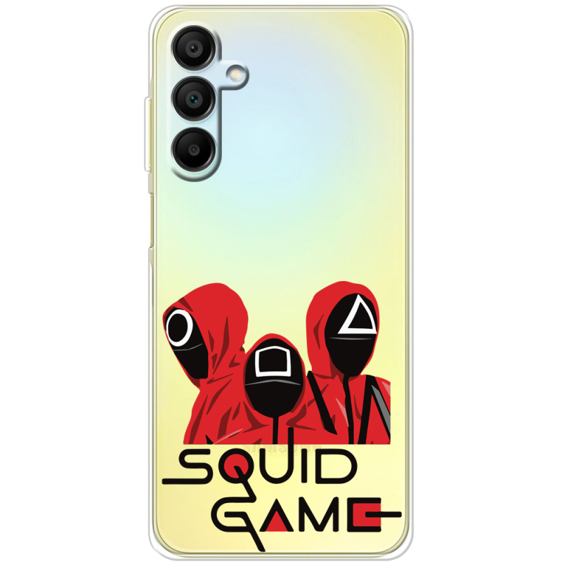 Прозрачный чехол BoxFace Samsung Galaxy A15 (A155) siquid game люди в красном