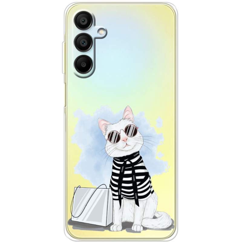 Прозрачный чехол BoxFace Samsung Galaxy A15 (A155) Cat Style