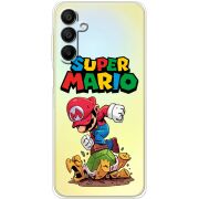 Прозрачный чехол BoxFace Samsung Galaxy A15 (A155) Super Mario