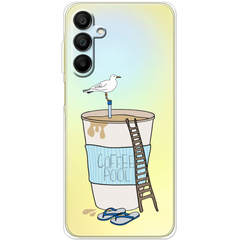 Прозрачный чехол BoxFace Samsung Galaxy A15 (A155) Segull in Cofee Pool