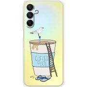 Прозрачный чехол BoxFace Samsung Galaxy A15 (A155) Segull in Cofee Pool