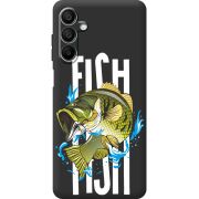 Черный чехол BoxFace Samsung Galaxy A15 (A155) Fish