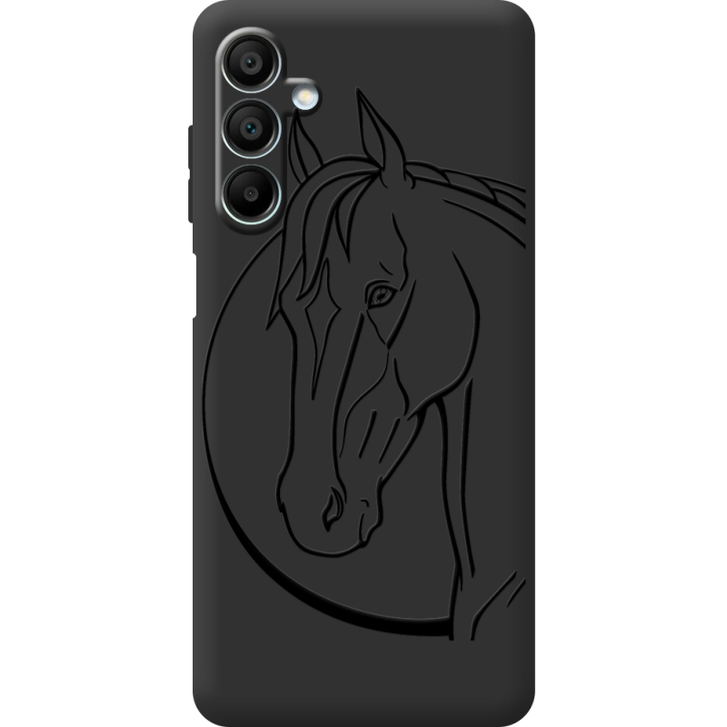 Черный чехол BoxFace Samsung Galaxy A15 (A155) Horse