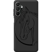 Черный чехол BoxFace Samsung Galaxy A15 (A155) Horse