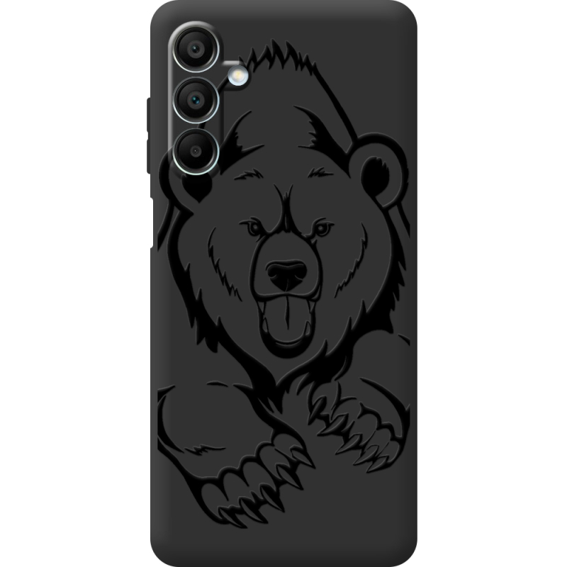 Черный чехол BoxFace Samsung Galaxy A15 (A155) Grizzly Bear