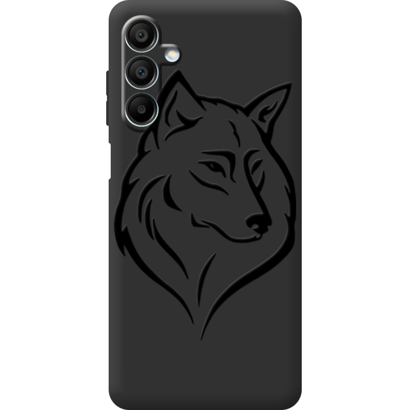 Черный чехол BoxFace Samsung Galaxy A15 (A155) Wolf