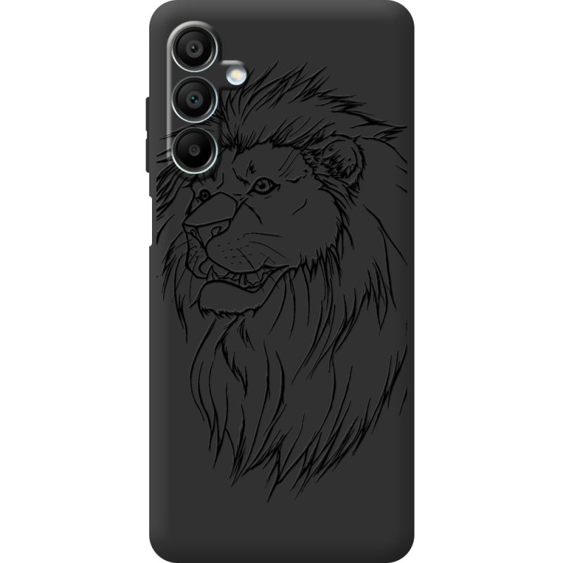 Черный чехол BoxFace Samsung Galaxy A15 (A155) Lion