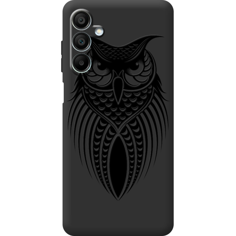 Черный чехол BoxFace Samsung Galaxy A15 (A155) Owl