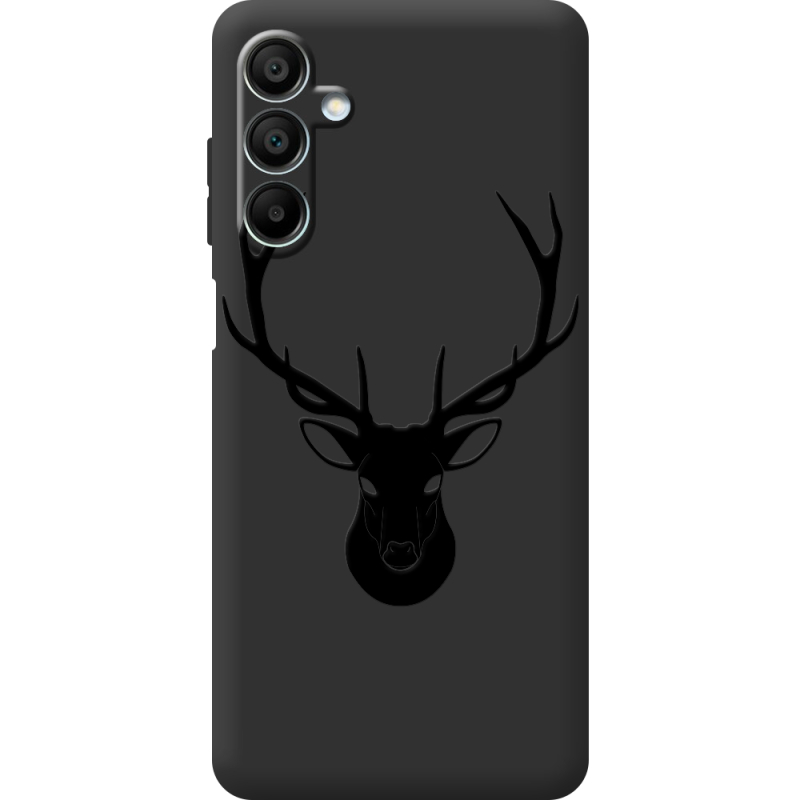 Черный чехол BoxFace Samsung Galaxy A15 (A155) Deer