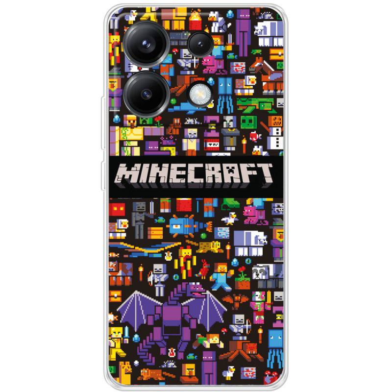 Чехол BoxFace Poco X6 5G Minecraft Mobbery