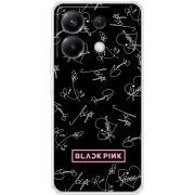 Чехол BoxFace Poco X6 5G Blackpink автограф