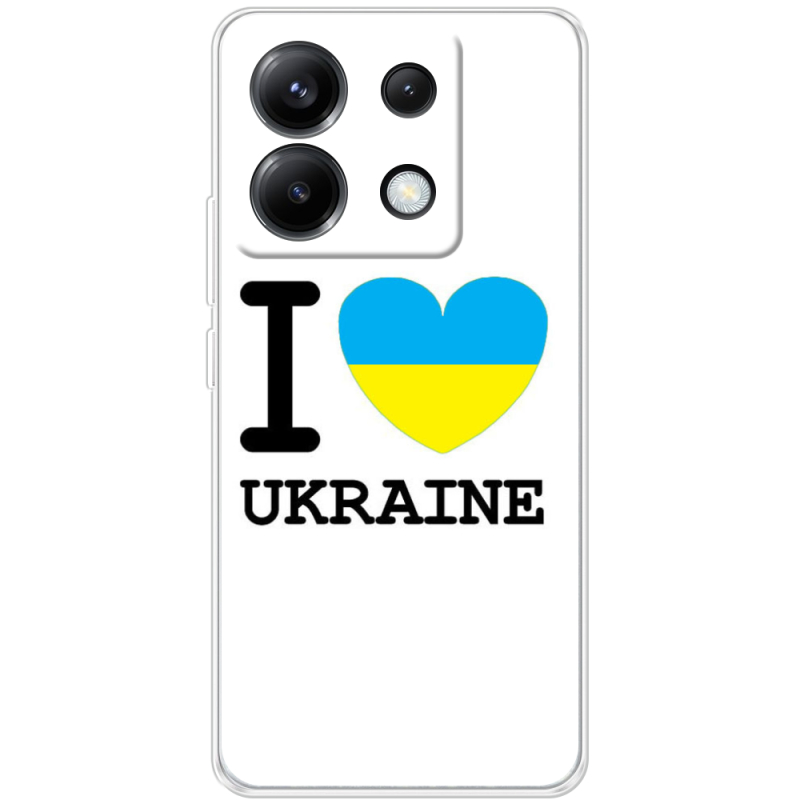 Чехол BoxFace Poco X6 5G I love Ukraine