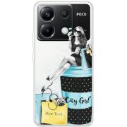 Прозрачный чехол BoxFace Xiaomi Poco X6 5G City Girl
