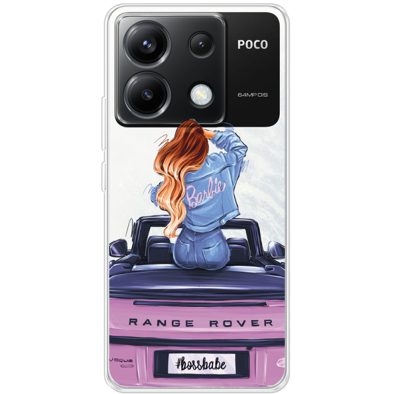 Прозрачный чехол BoxFace Xiaomi Poco X6 5G Boss Babe