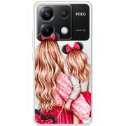 Прозрачный чехол BoxFace Xiaomi Poco X6 5G Mouse Girls