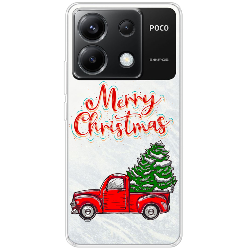 Прозрачный чехол BoxFace Xiaomi Poco X6 5G Holiday Car