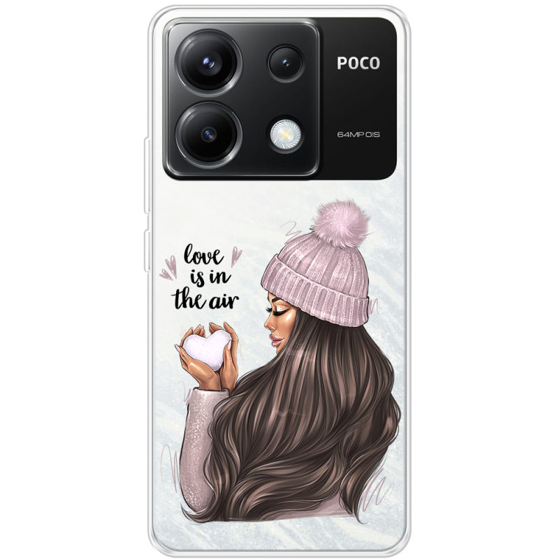 Прозрачный чехол BoxFace Xiaomi Poco X6 5G love is in the air