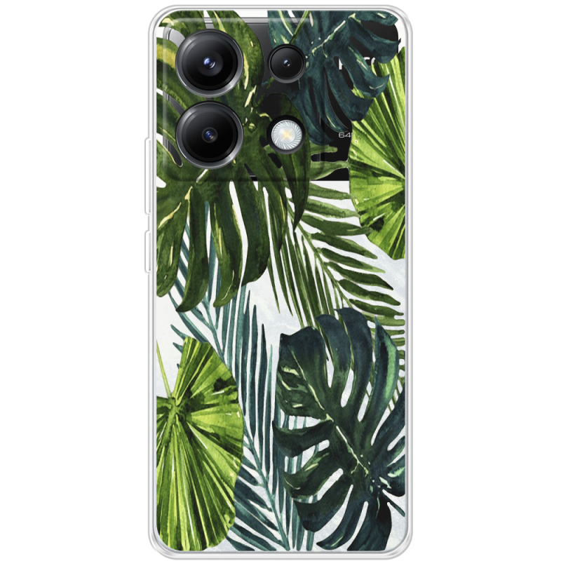 Прозрачный чехол BoxFace Xiaomi Poco X6 5G Palm Tree