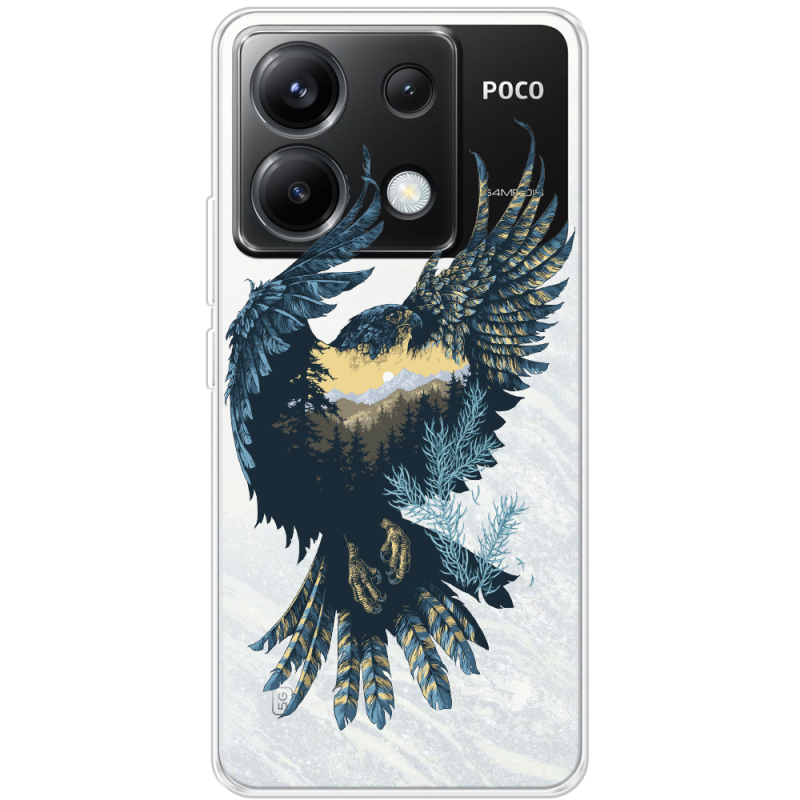 Прозрачный чехол BoxFace Xiaomi Poco X6 5G Eagle