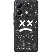 Черный чехол BoxFace Poco X6 5G Sad Way