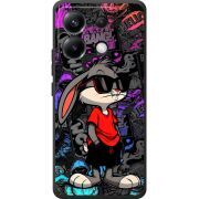Черный чехол BoxFace Poco X6 5G Малий вухань