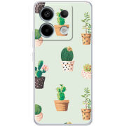 Чехол BoxFace Xiaomi Redmi Note 13 5G L-green Cacti