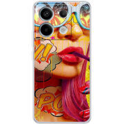 Чехол BoxFace Xiaomi Redmi Note 13 5G Yellow Girl Pop Art