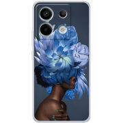 Чехол BoxFace Xiaomi Redmi Note 13 5G Exquisite Blue Flowers