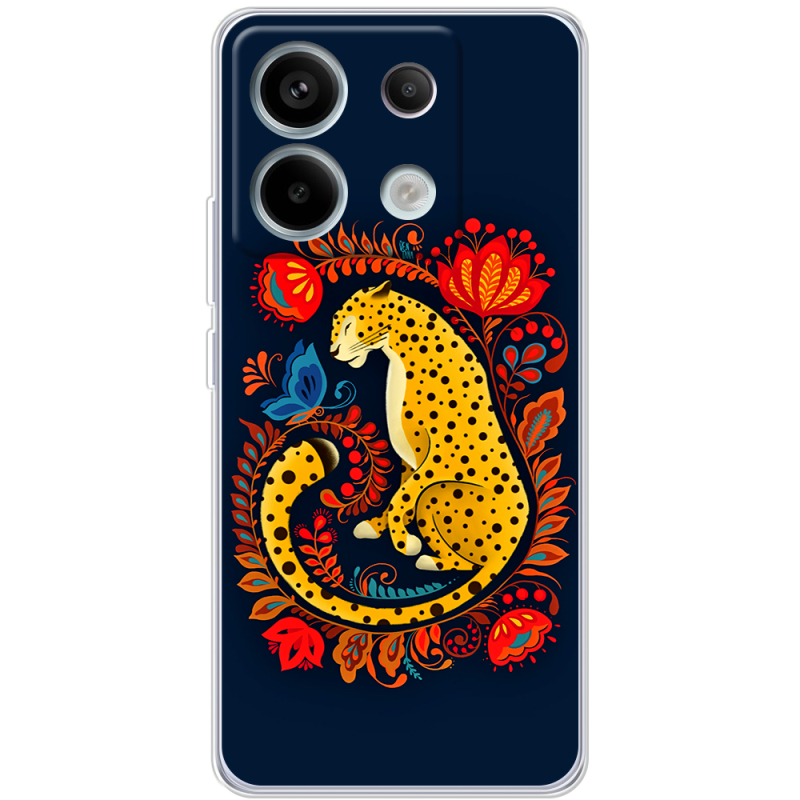 Чехол BoxFace Xiaomi Redmi Note 13 5G Petrykivka Leopard