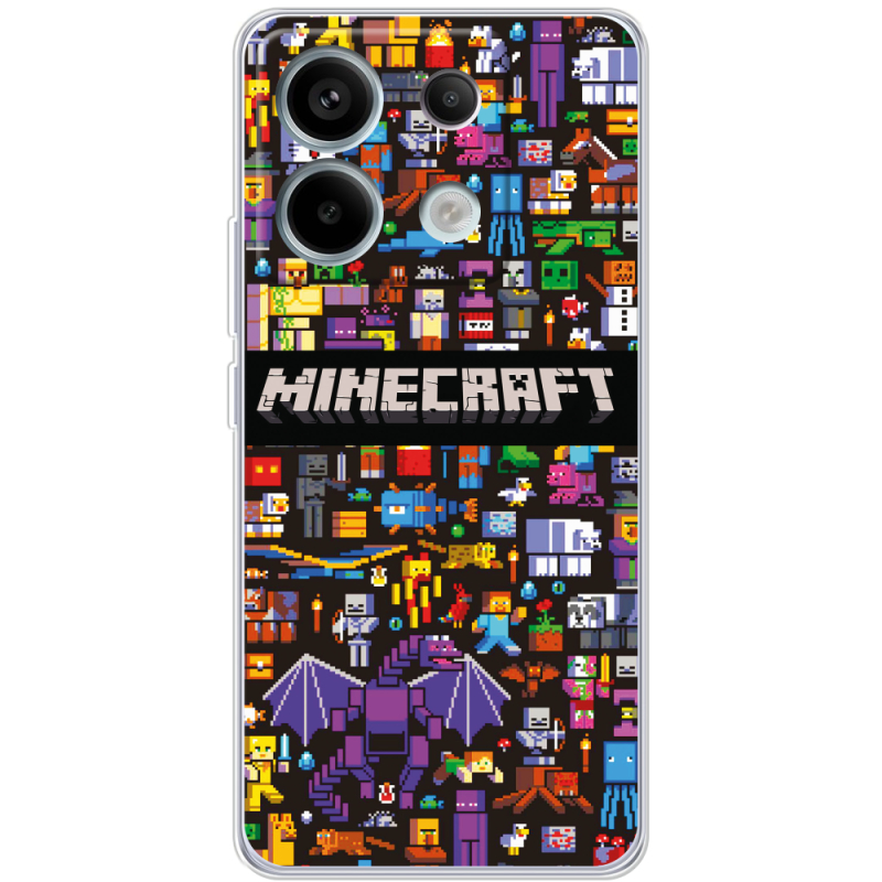 Чехол BoxFace Xiaomi Redmi Note 13 5G Minecraft Mobbery