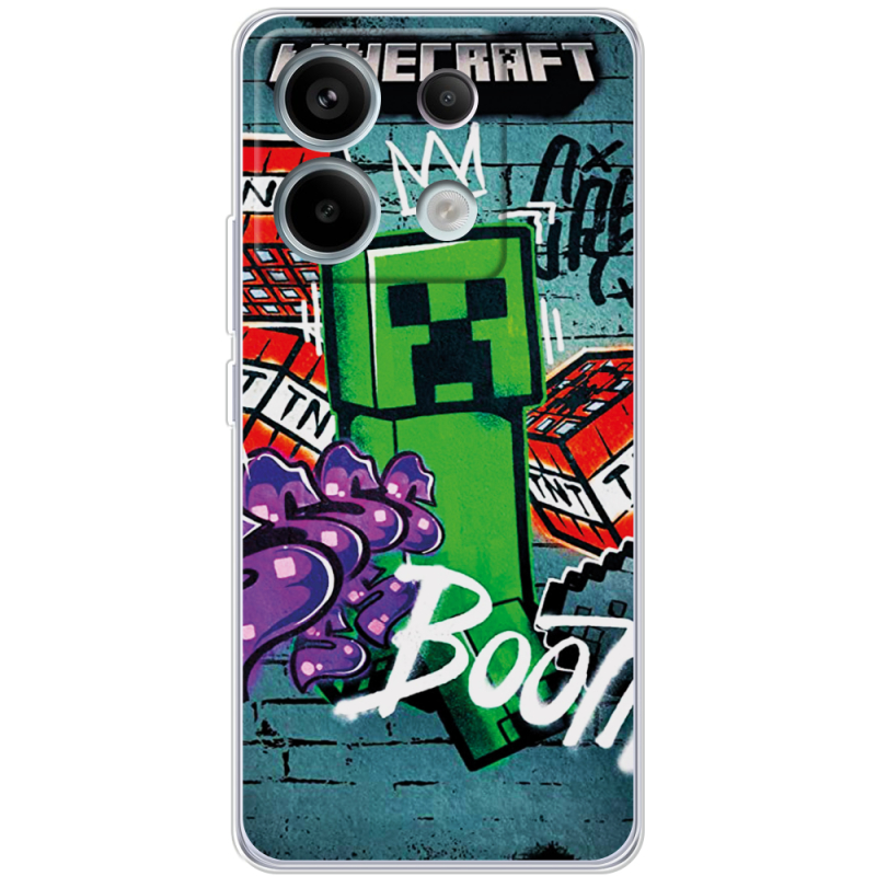 Чехол BoxFace Xiaomi Redmi Note 13 5G Minecraft Graffiti