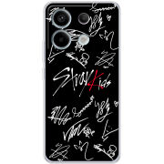 Чехол BoxFace Xiaomi Redmi Note 13 5G Stray Kids автограф