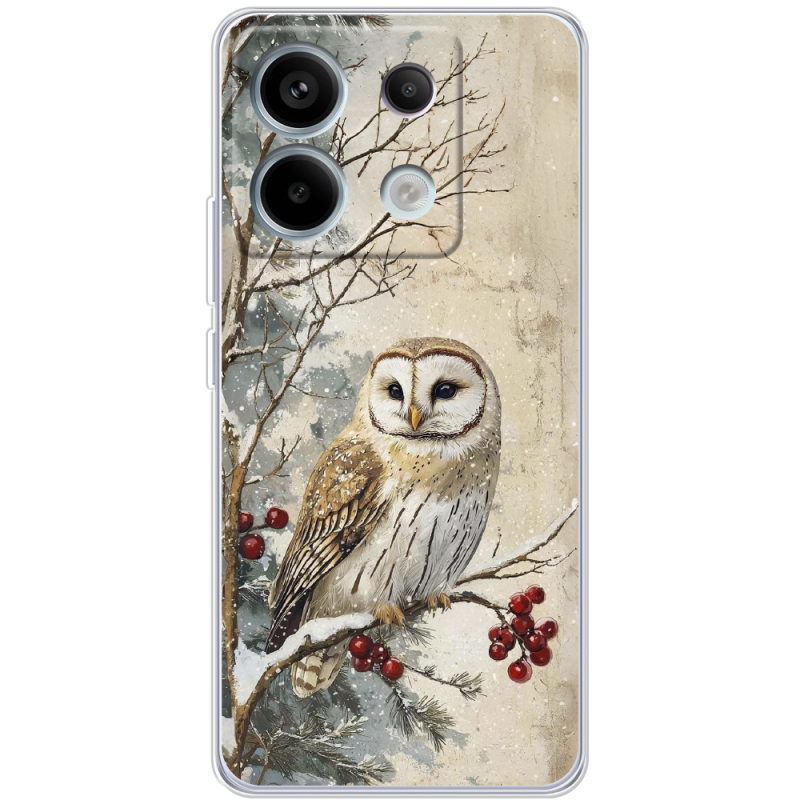 Чехол BoxFace Xiaomi Redmi Note 13 5G Christmas Owl