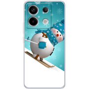 Чехол BoxFace Xiaomi Redmi Note 13 5G Skier Snowman