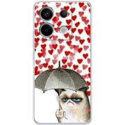 Чехол BoxFace Xiaomi Redmi Note 13 5G Raining Hearts