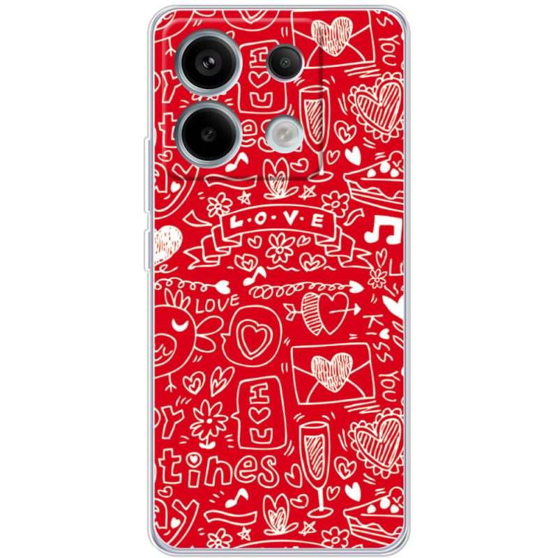 Чехол BoxFace Xiaomi Redmi Note 13 5G Happy Valentines