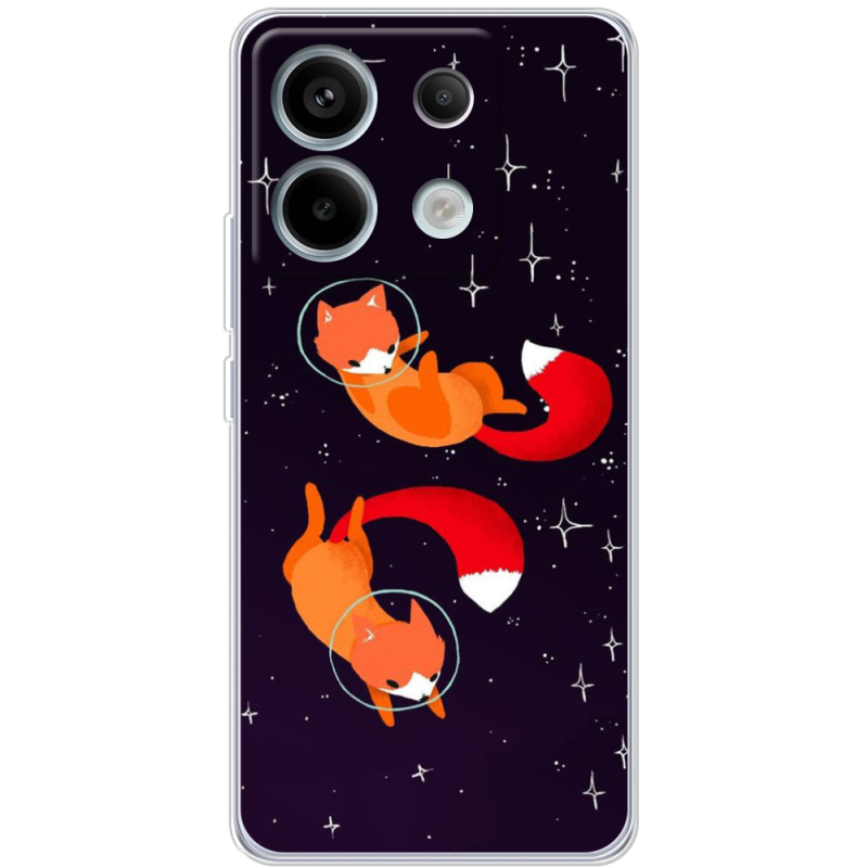 Чехол BoxFace Xiaomi Redmi Note 13 5G Fox-Astronauts