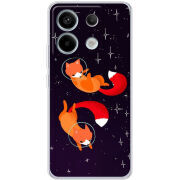 Чехол BoxFace Xiaomi Redmi Note 13 5G Fox-Astronauts