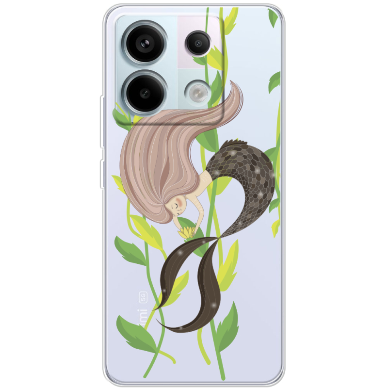 Прозрачный чехол BoxFace Xiaomi Redmi Note 13 5G Cute Mermaid